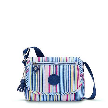 Kipling Sabian Classic Printed Crossbody Mini Táska Kék | HU 1340PJ